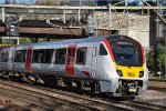 Inbound EMU's cruise into the station